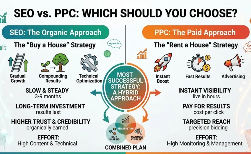 SEO vs PPC – Which One Should You Choose?