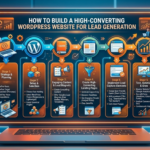 WordPress lead generation website design with landing page and contact form