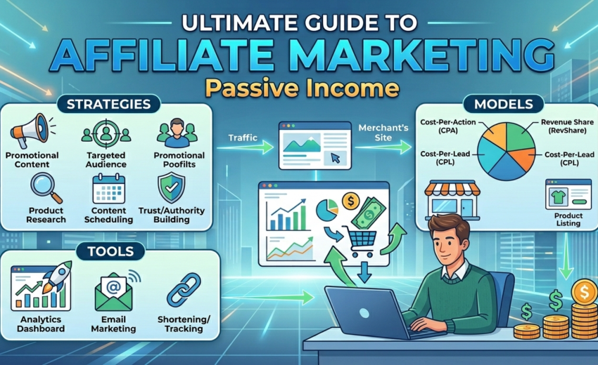 Ultimate Guide to Affiliate Marketing: Strategies, Models, and Tools for Passive Income